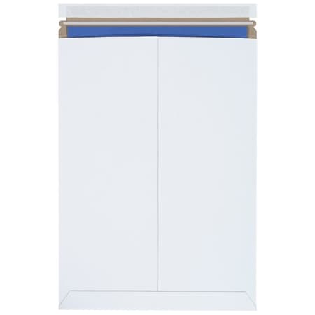 Bsc Preferred 13 x 18'' White Self-Seal Stayflats Plus Mailers, 100PK BUY00018142